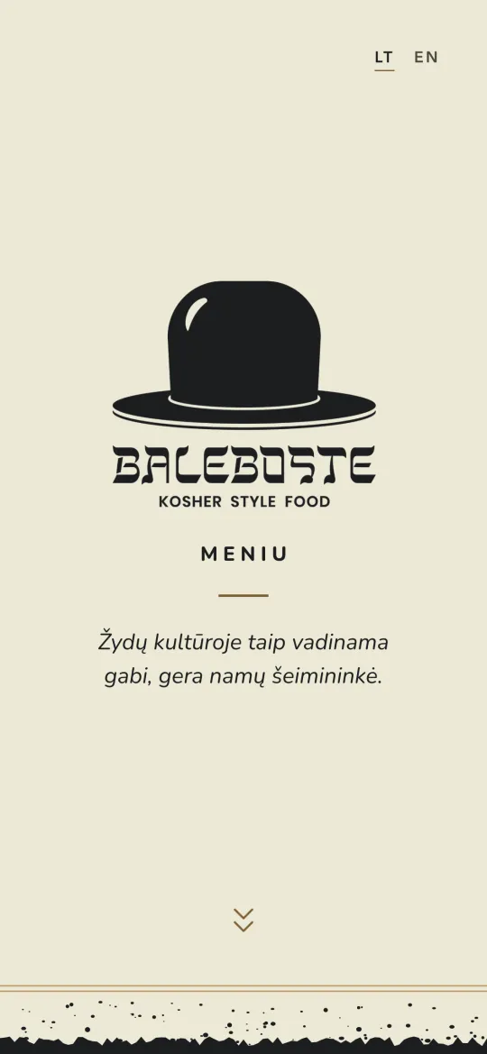 Baleboste meniu