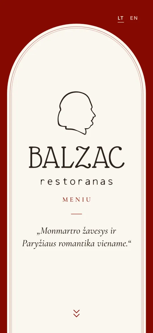Balzac meniu
