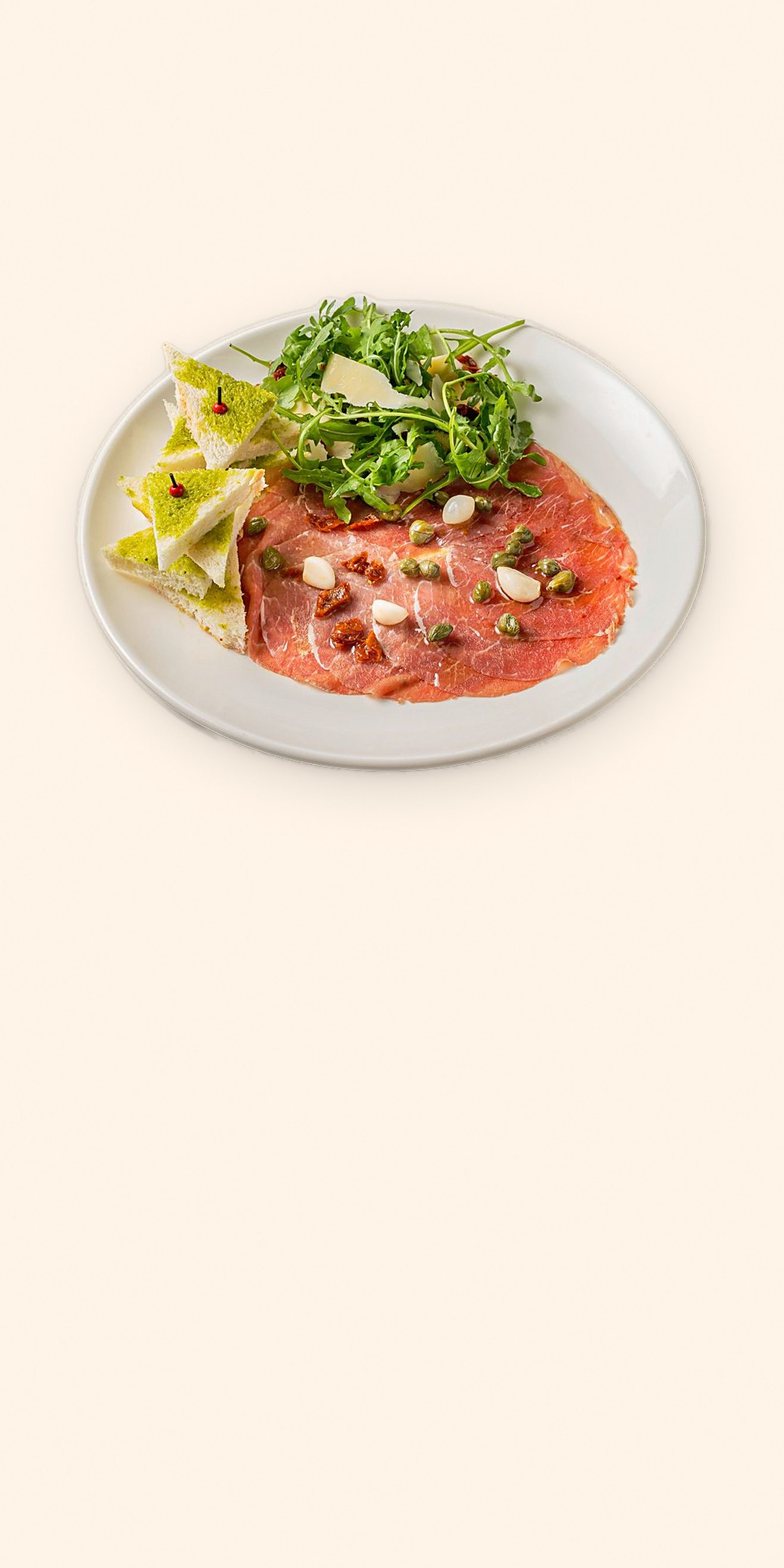 Jautienos file carpaccio