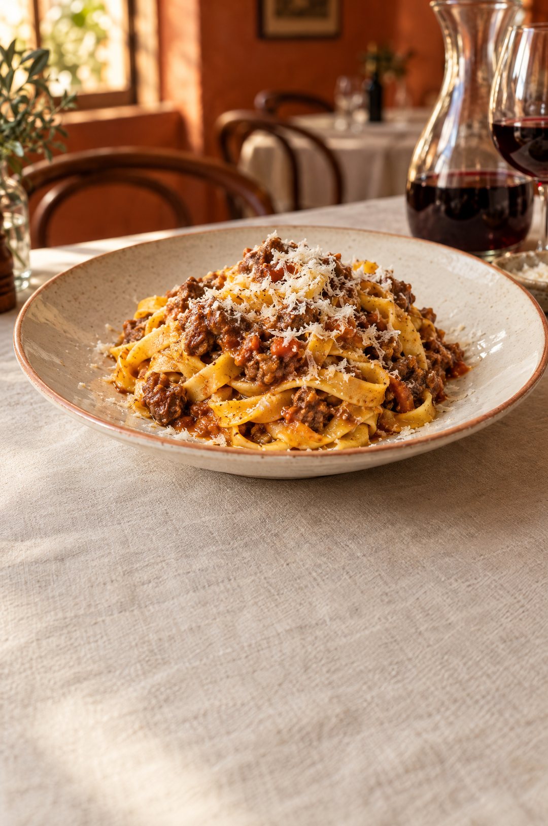 Tagliatelle su jautienos ragù